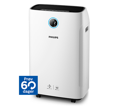 Kj&oslash;p Philips Air Combi 2-i-1 luftrenser med luftfukting