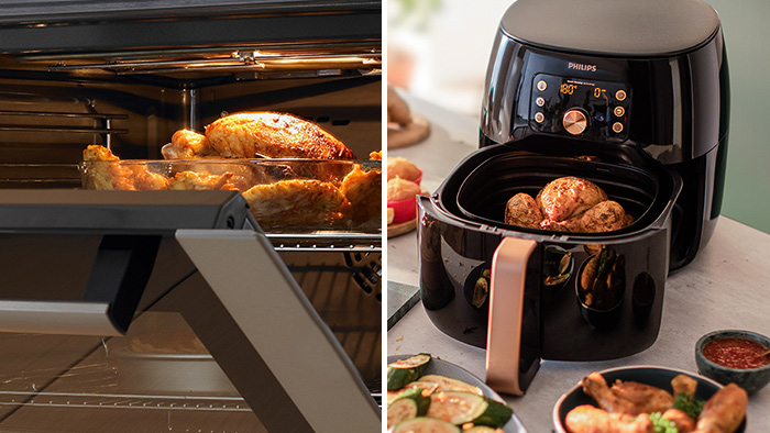 Hva er forskjellen p&aring; en Airfryer og en varmluftsovn?