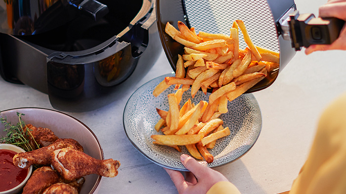 Hva er forskjellen p&aring; en Airfryer og en frityrkoker?