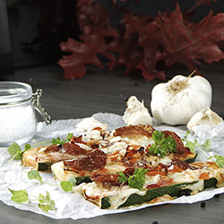 Low carb squash-pizza 