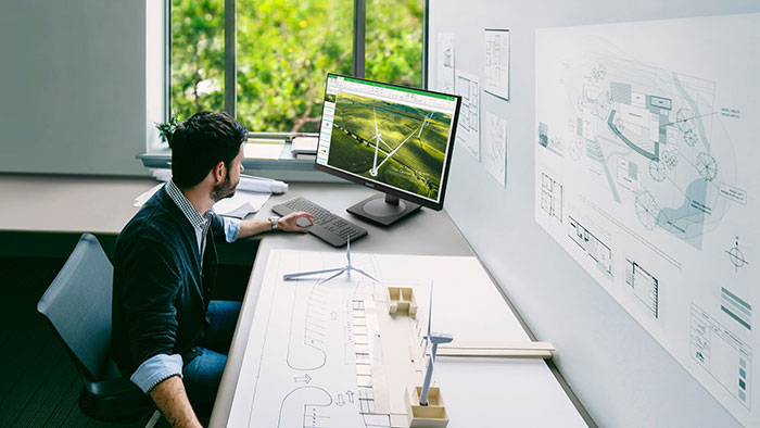 Milj&oslash;vennlige skjermer