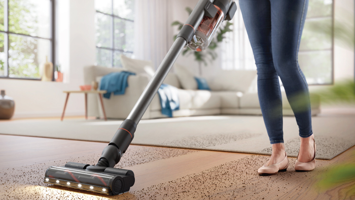 Video med Philips tr&aring;dl&oslash;s st&oslash;vsuger 7000-serie Aqua​​