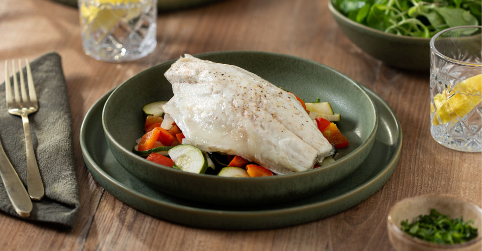 Dampet torsk: Enkel oppskrift med gr&oslash;nne urter