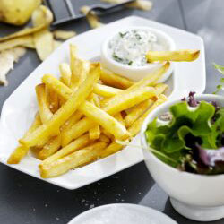 Pommes Frites Med Yoghurtdipp | Philips