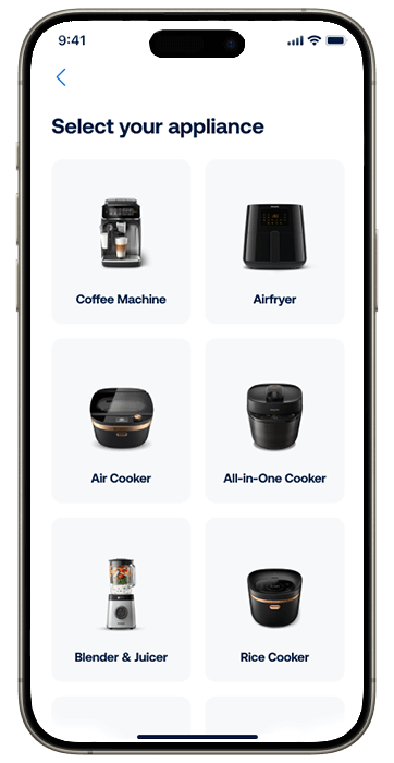 Smarttelefon med HomeID-skjerm med tilgjengelige enheter