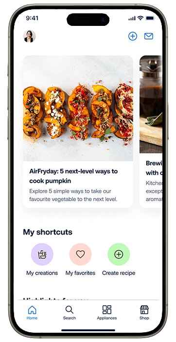 Smarttelefon med HomeID personlig startskjerm