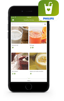Philips dryck-app - Recept