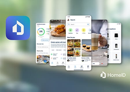 Bli inspirert og finn oppskrifter i HomeID-appen