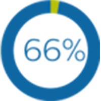 Gráfico de 66 por ciento